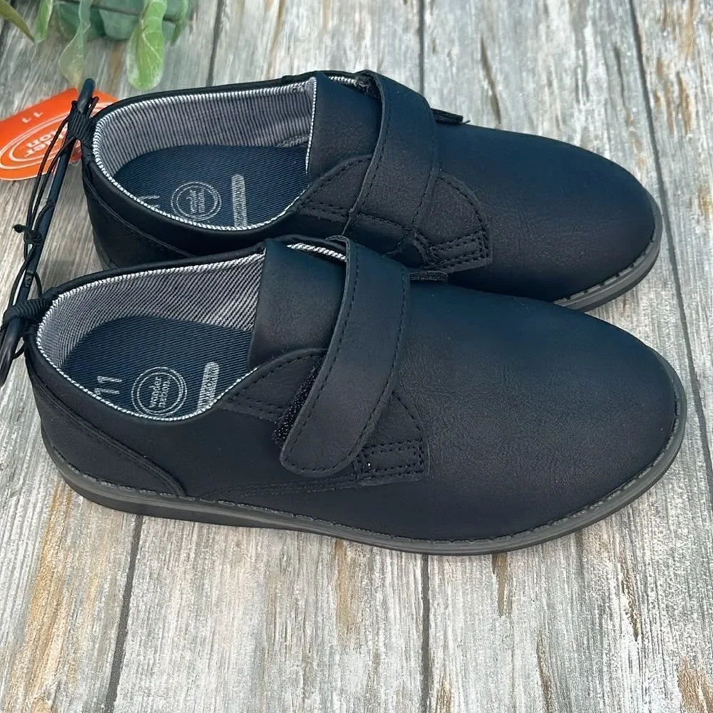 Toddler Boys Black Oxford Dress Shoes Size 11